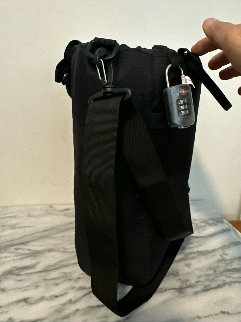 Pacsafe 15 L Black Travel Sling Bag - Men's travel weekend Bag